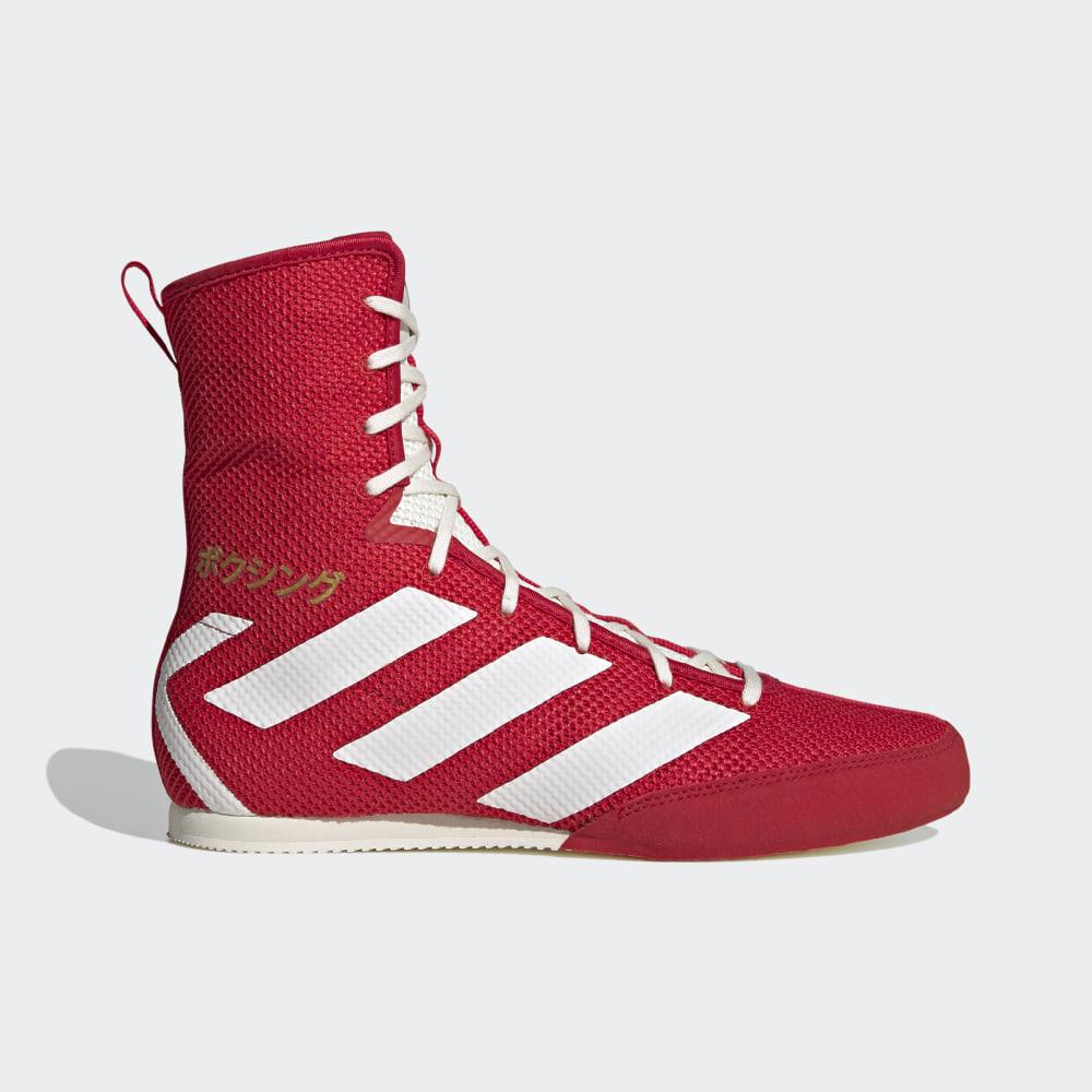 Tenisi Adidas Box Hog 3 Dama Romania - Rosii/Albi/Aurii Metal EG5173